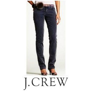Vintage J. Crew Matchstick Grey Skinny Leg Corduroy Pants/Jeans